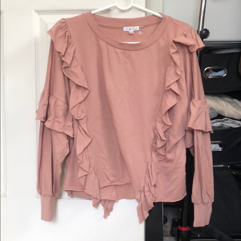 Ruffle sweater